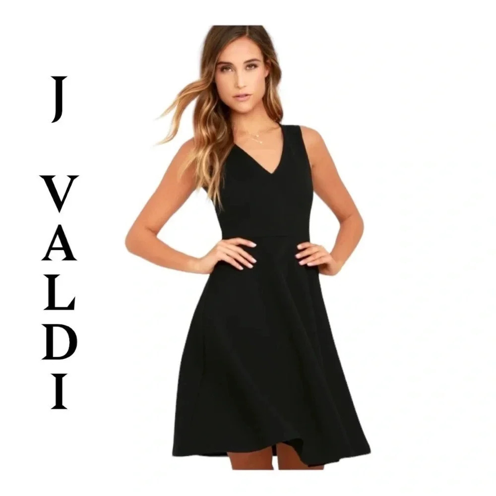 J. Valdi Black Dress